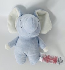 3644?13cm Doudou peluche Éléphant Elephant Bleu Primark