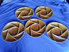 5 assiettes à compartiments pour fondue raclette  Longchamp France