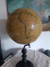 GLOBE TERRESTRE ANCIEN A RESTAURER IKELMER Paris XIX