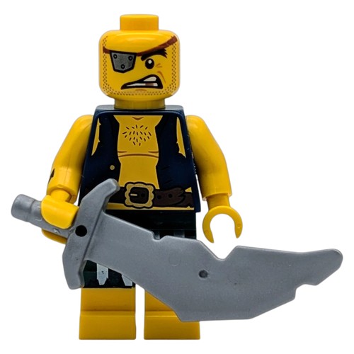 Lego figurine pirate vert bleu - figurine, vert/bleu