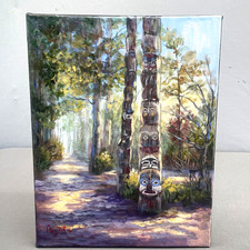 Totem Poles Art Canvas