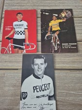 LOT DE 3 CARTES POSTALES DE COUREURS CYCLISTES