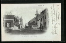 CPA Jeumont, Rue de l´Eglise 1903 