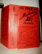 GUIDE MICHELIN 1962   GUIDE ROUGE FRANCE   966 pages EXCELLENT ETAT - COLLECTION