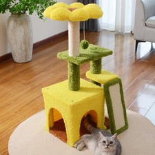 Arbre à chat pour animaux de compagnie, maison verticale, lit d'hiver