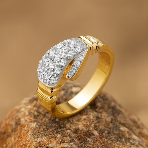 Bague gant de boxe homme en or
