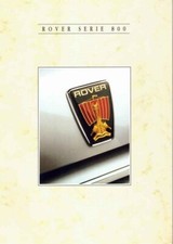 Catalogue Brochure Rover 800 1990 France