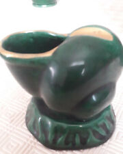 cendrier céramique St Clément  n° 8108 forme escargot coloris vert 