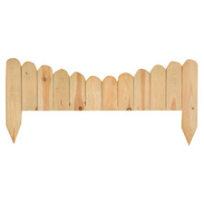 Palissade Concave en Bois de