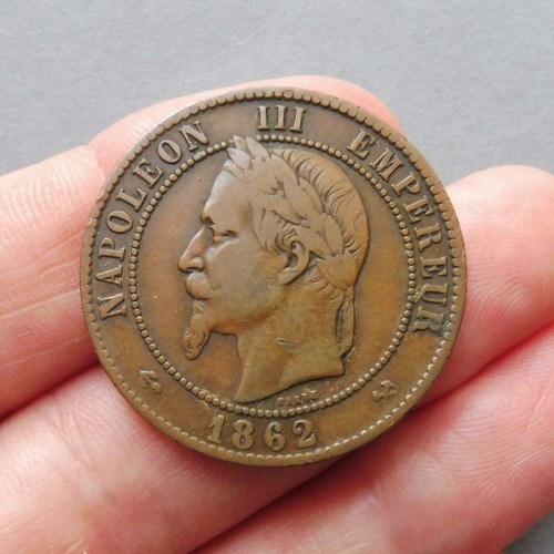 Napoléon iii tête laurée - napoléon,