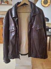 Veste en cuir de vachette