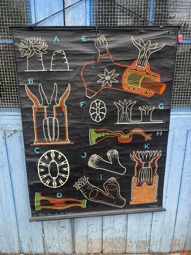 Affiche ancienne scolaire - affiche,