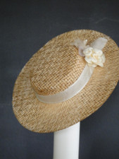 Canotier beige de POUPEE