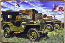 Plaque métal de style vintage