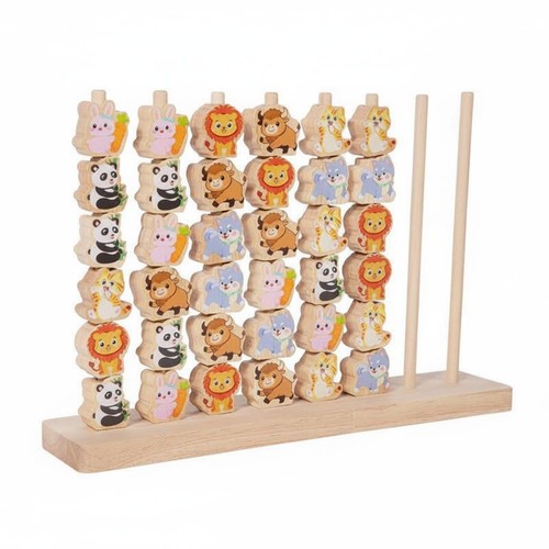Perles enfiler bois - enfiler,