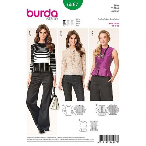 6567 patron burda - 6567, 3
