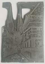 Gravure plaque d'imprimerie