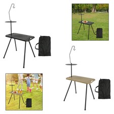 Table de camping pliable pour étal de marché, multifonction, pieds amovibles