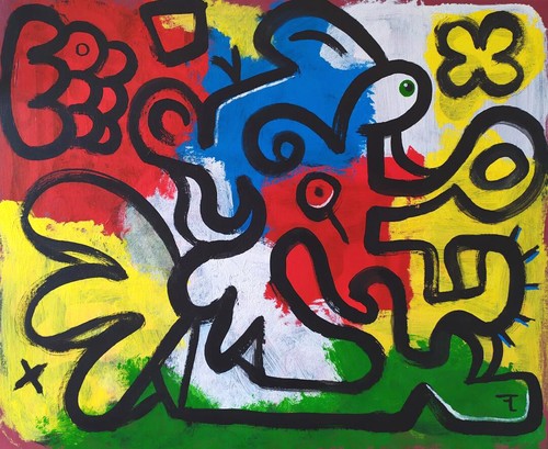 Art contemporain tableau