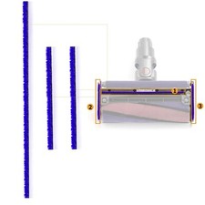 3 pièces Bandes en Souples