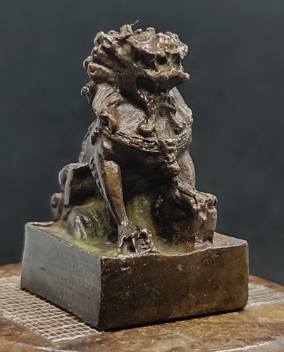 Ancien sceau sculpture - , en