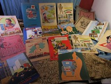27 anciens protège cahier  publicitaires seulement alimentation,  etc