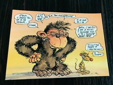 CARTE POSTALE 15X10 PTILUC 1991 LES RATS RAT'S 