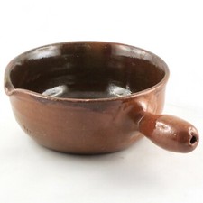 Ancien POÊLON Terre Cuite