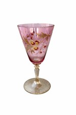 Verre A Pied Ancien Décor