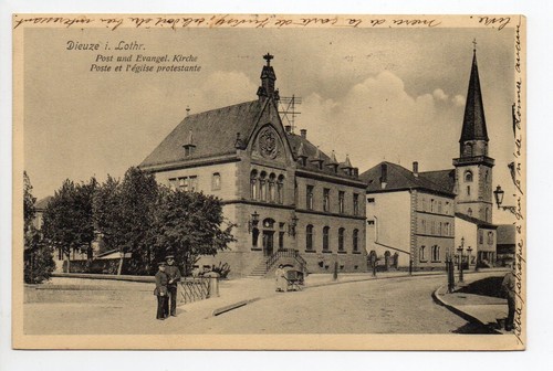 Dieuze duss moselle cpa la - duss,