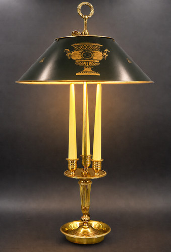 Lampe bouillotte bronze - lampe,