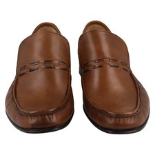 Hommes Grenson Chaussures à Enfiler Fauve Taille UK 8.5 A179 un-Boxed Ex-Display