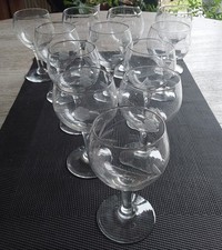 Lot de 12 verres à pied