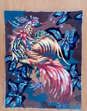 Canevas vintage oiseau de feu