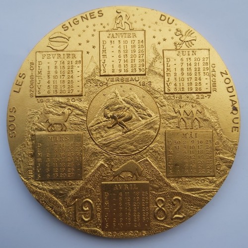 Médaille calendrier 1982 - 1982,