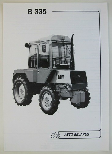 Prospectus avto belarus 335 - prospectus, b