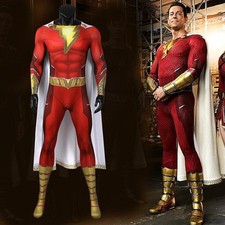Shazam fureur des dieux Billy capitaine Marvel Costume de Cosplay body...