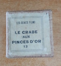 les beaux film film fixe TINTIN  le crabe aux pinces d'or n° 12 Hergé