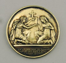 Ancien Médaille de Mariage en