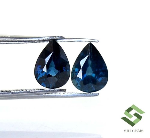 Paire saphir bleu - paire,