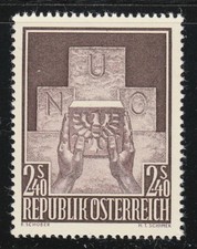 Autriche 1956 MNH Mi 1025 Sc