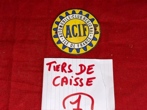 Badge rally vehicule ancien - de,