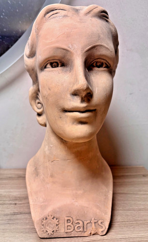 Ancien buste art déco - , plâtre