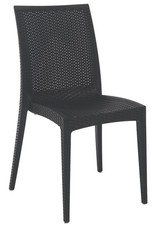 CHAISE BISTRO ROTIN ANTHRACITE