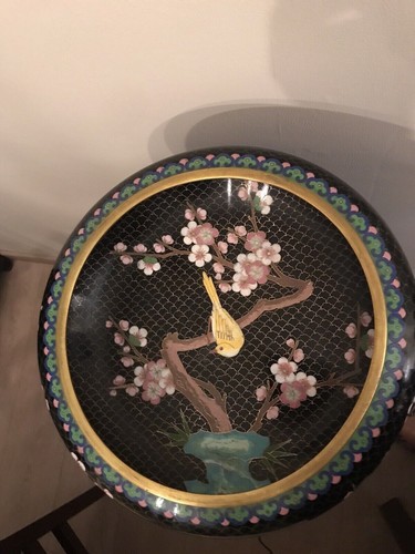 Cloisonne coupe bol - bol, pot