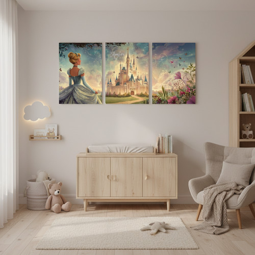 Tableau toile cendrillon - toile,