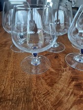 5  verres à cognac cristal