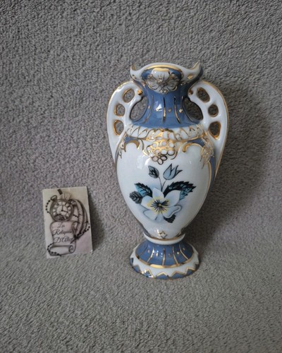 Vase soliflore en porcelaine - /,