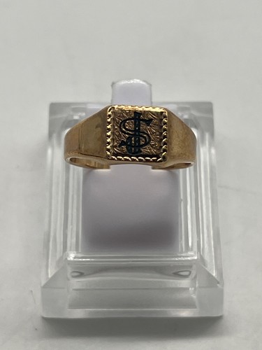 Chevalière homme plaqué - or, $