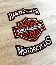 PACK dorsal Patch Harley Davidson motorcycles XXL écusson biker moto ?️